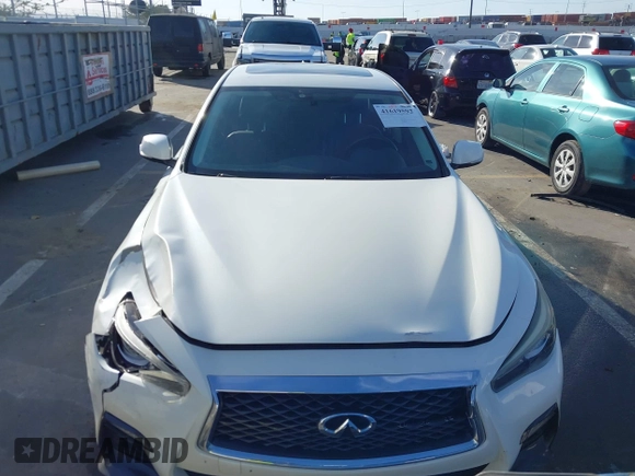 2018 Infiniti Q50 3.0t LUXE with VIN JN1EV7AP7JM358575, listed as a IAAI auction lot 41619592 with 47,520 mi miles. Bid and sale history available at carsss.com. Image 11.