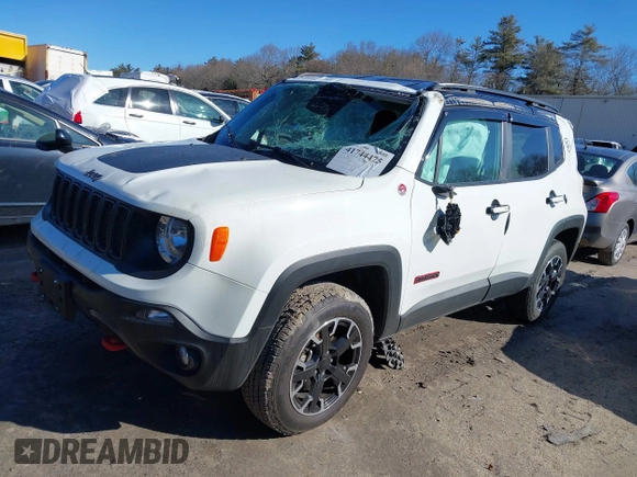 2023 Jeep Renegade Trailhawk z VIN ZACNJDC13PPP40710, wystawiony jako IAAI lot #41744475 z przebiegiem 17 057 mil mil oraz . Historia ofert i sprzedaży dostępna na DreamBid. Obrazek 18.