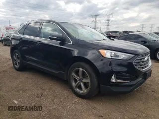 2020 Ford Edge SEL with VIN 2FMPK4J90LBA17571, listed as a Copart auction lot 60316135 with 92,546 mi miles and Salvage title. Bid and sale history available at DreamBid. Image 4.
