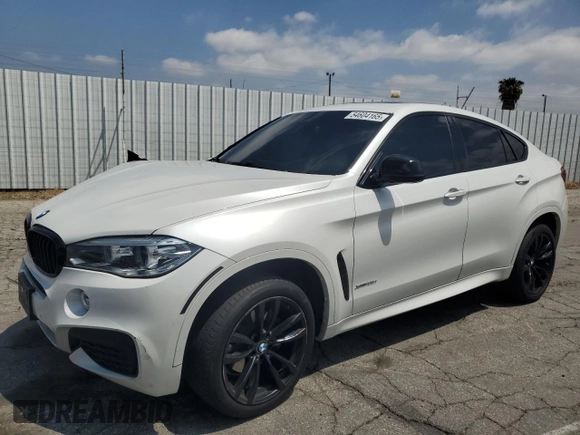 2018 BMW X6 xDrive35i z VIN 5UXKU2C54J0Z62026, wystawiony jako Copart lot #54604165 z przebiegiem 78 581 mil mil oraz Szkoda całkowita • Salvage title. Historia ofert i sprzedaży dostępna na DreamBid. Obrazek 1.