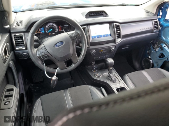 2021 Ford Ranger XL with VIN 1FTER4FH5MLD91666, listed as a Copart auction lot 73942564 with 27,788 mi miles and Salvage title. Bid and sale history available at DreamBid. Image 8.
