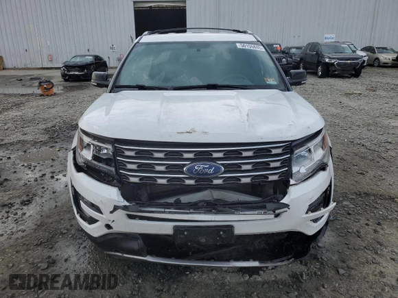 2017 Ford Explorer XLT with VIN 1FM5K8D8XHGD47476, listed as a Copart auction lot 50155845 with 80,763 mi miles and Salvage Title. Bid and sale history available at DreamBid. Image 5.