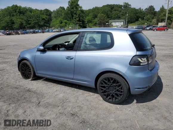 2012 Volkswagen Golf w/Conv & Sunroof with VIN WVWBB7AJ3CW139964, listed as a Copart auction lot 61298795 with 128,891 mi miles and Salvage title. Bid and sale history available at DreamBid. Image 2.