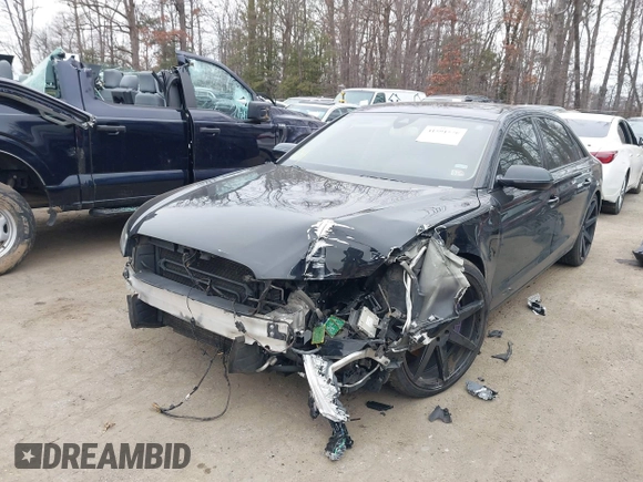 2013 Audi A8 L 3.0L with VIN WAURGAFD4DN013035, listed as a IAAI auction lot 41591570 with 152,859 mi miles. Bid and sale history available at carsss.com. Image 6.