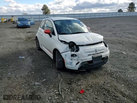 2014 FIAT 500e with VIN 3C3CFFGE9ET172865, listed as a Copart auction lot 76743054 with 87,791 mi miles and Salvage Title. Bid and sale history available at carsss.com. Image 10.