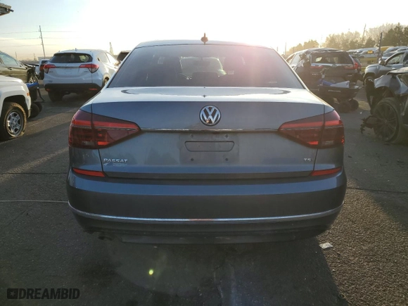 2017 Volkswagen Passat R-Line w/Comfort Pkg with VIN 1VWDT7A36HC004605, listed as a Copart auction lot 48807565 with 120,819 mi miles and Salvage Title. Bid and sale history available at carsss.com. Image 6.
