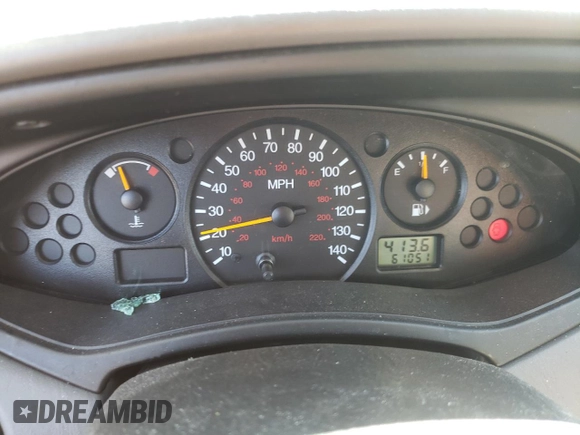 2001 Ford Focus SE with VIN 1FAFP36321W296426, listed as a Copart auction lot 49546555 with 61,051 mi miles and Salvage Title. Bid and sale history available at carsss.com. Image 9.