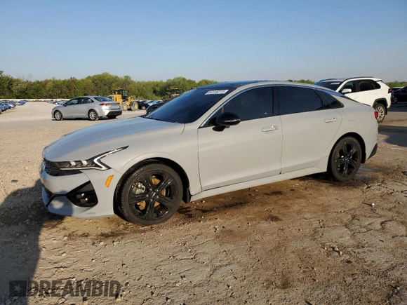 2022 Kia K5 GT-Line z VIN 5XXG64J23NG117047, wystawiony jako Copart lot #52318315 z przebiegiem 25 074 mil mil oraz Szkoda całkowita • Salvage title. Historia ofert i sprzedaży dostępna na DreamBid. Obrazek 1.