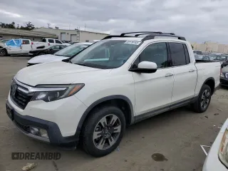 2019 Honda Ridgeline RTL-E z VIN 5FPYK3F75KB001806, wystawiony jako Copart lot #43178765 z przebiegiem 44 939 mil mil oraz Czysty tytuł • Clean title. Historia ofert i sprzedaży dostępna na DreamBid. Obrazek 1.