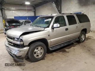2003 Chevrolet Suburban LT z VIN 1GNFK16Z53J282237, wystawiony jako Copart lot #56275545 z przebiegiem 129 384 mil mil oraz Szkoda całkowita • Salvage title. Historia ofert i sprzedaży dostępna na DreamBid. Obrazek 1.