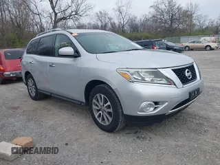 2013 Nissan Pathfinder SV z VIN 5N1AR2MM6DC610777, wystawiony jako IAAI lot #41999601 z przebiegiem 149 340 mil mil oraz . Historia ofert i sprzedaży dostępna na DreamBid. Obrazek 1.