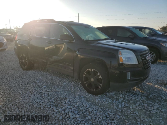 2017 GMC Terrain SLE with VIN 2GKFLTE37H6262823, listed as a Copart auction lot 45183345 with 106,166 mi miles and Salvage Title. Bid and sale history available at carsss.com. Image 4.