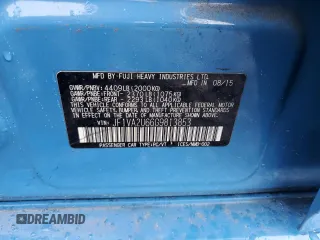 2016 Subaru WRX STI Series.HyperBlue with VIN JF1VA2U66G9813853, listed as a Copart auction lot 72706104 with 56,898 mi miles and Clean title. Bid and sale history available at DreamBid. Image 12.