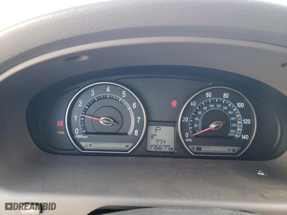 2008 Kia Optima LX with VIN KNAGE123985269767, listed as a Copart auction lot 47660265 with 176,677 mi miles and Salvage Title. Bid and sale history available at carsss.com. Image 9.