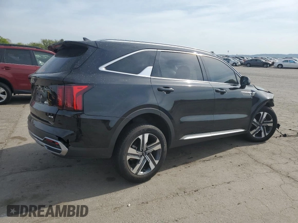 2023 Kia Sorento EX z VIN KNDRHDLG0P5176222, wystawiony jako Copart lot #54409485 z przebiegiem 37 138 mil mil oraz Szkody całkowita. Historia ofert i sprzedaży dostępna na DreamBid. Obrazek 3.