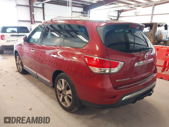 2014 Nissan Pathfinder Platinum с VIN 5N1AR2MM5EC727266, выставлен на аукционе IAAI как лот 41494420 с пробегом 214 646 миль миль и . История ставок и продаж доступна на DreamBid. Изображение 3.