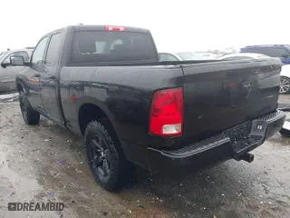 2018 Ram 1500 Express with VIN 1C6RR7FG5JS198453, listed as a IAAI auction lot 41536500 with 76,602 mi miles. Bid and sale history available at carsss.com. Image 3.