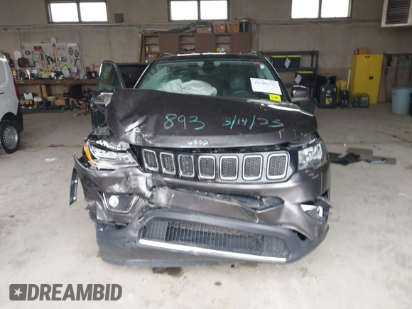 2019 Jeep Compass Limited с VIN 3C4NJDCB1KT787554, выставлен на аукционе IAAI как лот 41908270 с пробегом 89 641 миль миль и . История ставок и продаж доступна на DreamBid. Изображение 12.