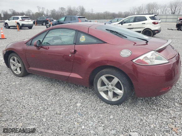 2007 Mitsubishi Eclipse GS with VIN 4A3AK24FX7E067322, listed as a Copart auction lot 52505985 with 134,859 mi miles and Salvage Title. Bid and sale history available at carsss.com. Image 2.