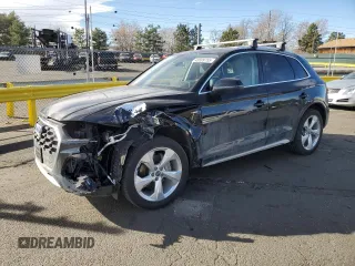2023 Audi Q5 S line Premium Plus z VIN WA1EAAFY2P2063521, wystawiony jako Copart lot #48899755 z przebiegiem 16 660 mil mil oraz Szkoda całkowita • Salvage title. Historia ofert i sprzedaży dostępna na DreamBid. Obrazek 1.