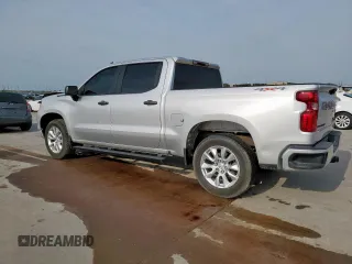 2022 Chevrolet Silverado 1500 Custom with VIN 3GCPDBEK1NG604071, listed as a Copart auction lot 54061795 with 38,961 mi miles and Salvage Title. Bid and sale history available at carsss.com. Image 2.