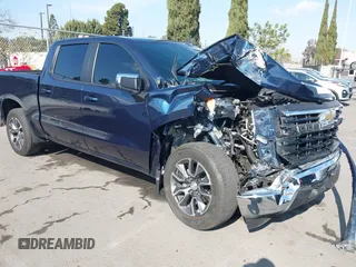 2022 Chevrolet Silverado 1500 LT with VIN 1GCPACED4NZ526840, listed as a IAAI auction lot 41444529 with 22,393 mi miles. Bid and sale history available at carsss.com. Image 1.