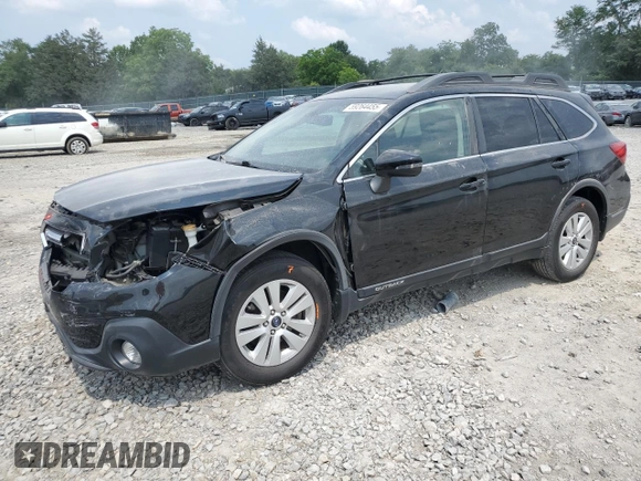 2018 Subaru Outback Premium with VIN 4S4BSAFC7J3204381, listed as a Copart auction lot 59264455 with 67,472 mi miles and Salvage title. Bid and sale history available at DreamBid. Image 1.