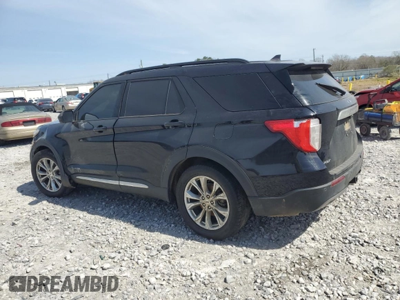 2021 Ford Explorer XLT with VIN 1FMSK7DH0MGA37215, listed as a Copart auction lot 48119975 with 80,424 mi miles and Salvage Title. Bid and sale history available at DreamBid. Image 2.