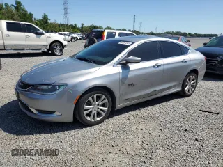2015 Chrysler 200 Limited with VIN 1C3CCCAB0FN621700, listed as a Copart auction lot 52697045 with 207,556 mi miles and Salvage Title. Bid and sale history available at carsss.com. Image 1.