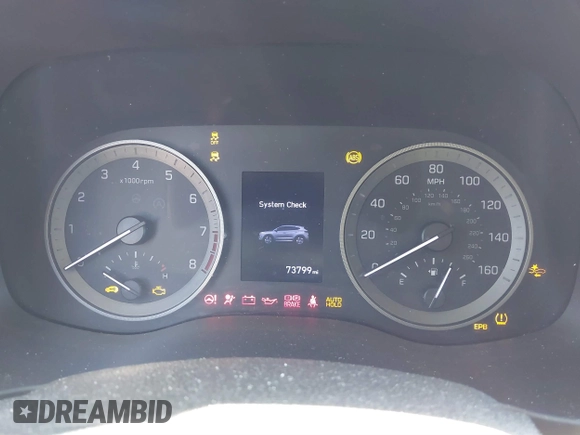 2019 Hyundai Tucson Sport with VIN KM8J33AL5KU902933, listed as a IAAI auction lot 41286316 with 73,799 mi miles. Bid and sale history available at carsss.com. Image 7.