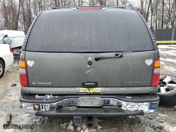 2001 Chevrolet Tahoe LT with VIN 1GNEK13T91J137212, listed as a Copart auction lot 44320315 with 0 mi miles and Salvage Title. Bid and sale history available at carsss.com. Image 6.