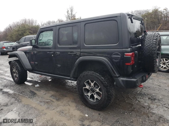 2020 Jeep Wrangler Unlimited Rubicon with VIN 1C4HJXFG3LW244854, listed as a Copart auction lot 46495165 with 62,096 mi miles and Salvage Title. Bid and sale history available at carsss.com. Image 2.