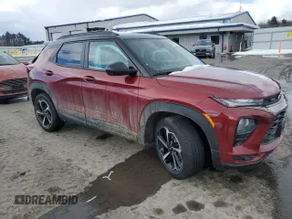 2022 Chevrolet TrailBlazer RS with VIN KL79MTSL8NB080905, listed as a Copart auction lot 45961245 with 42,893 mi miles and Salvage Title. Bid and sale history available at carsss.com. Image 4.