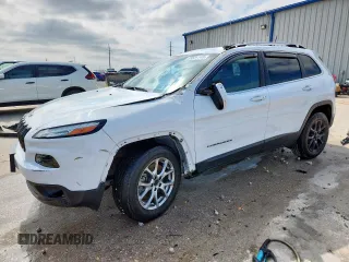2018 Jeep Cherokee Latitude Plus with VIN 1C4PJMLB0JD609728, listed as a Copart auction lot 59684145 with 54,753 mi miles and Salvage title. Bid and sale history available at DreamBid. Image 1.