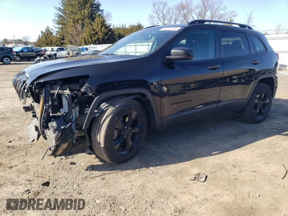 2017 Jeep Cherokee Sport with VIN 1C4PJMAB1HW648071, listed as a Copart auction lot 48479765 with 89,337 mi miles and Salvage Title. Bid and sale history available at carsss.com. Image 1.