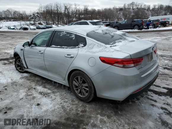 2016 Kia Optima LX Turbo with VIN 5XXGT4L18GG059422, listed as a Copart auction lot 44522895 with 41,954 mi miles and Salvage Title. Bid and sale history available at carsss.com. Image 2.