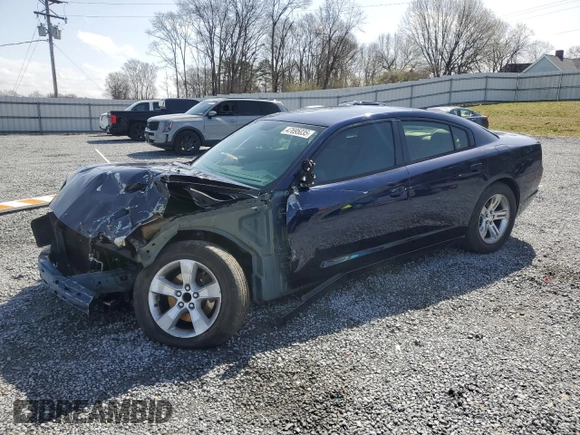 2014 Dodge Charger SE with VIN 2C3CDXBG1EH150033, listed as a Copart auction lot 47695035 with 204,936 mi miles and Salvage Title. Bid and sale history available at DreamBid. Image 1.