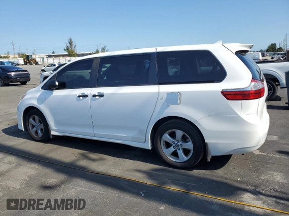 2019 Toyota Sienna L с VIN 5TDZZ3DC5KS992168, выставлен на аукционе Copart как лот 56454755 с пробегом 165 764 миль миль и Чистый • Clean title. История ставок и продаж доступна на DreamBid. Изображение 2.
