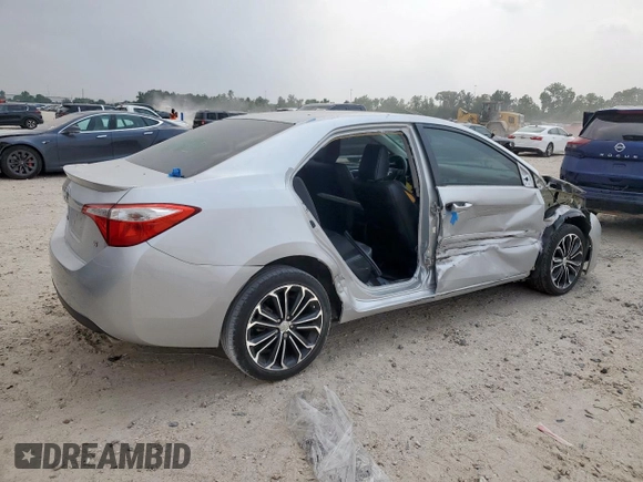 2016 Toyota Corolla L with VIN 5YFBURHE9GP526404, listed as a Copart auction lot 57183715 with 93,404 mi miles and Salvage title. Bid and sale history available at DreamBid. Image 3.