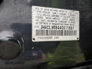 2004 Acura TSX with VIN JH4CL96844C011687, listed as a Copart auction lot 47766365 with 235,536 mi miles and Salvage Title. Bid and sale history available at carsss.com. Image 13.