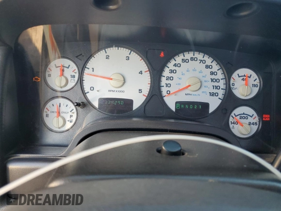 2005 Dodge 2500 ST z VIN 3D7KR28C65G740640, wystawiony jako Copart lot #55899875 z przebiegiem 334 290 mil mil oraz Szkoda całkowita • Salvage title. Historia ofert i sprzedaży dostępna na DreamBid. Obrazek 9.