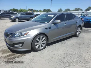 2013 Kia Optima SX with VIN 5XXGR4A64DG146064, listed as a Copart auction lot 58272935 with 108,116 mi miles and Salvage title. Bid and sale history available at DreamBid. Image 1.
