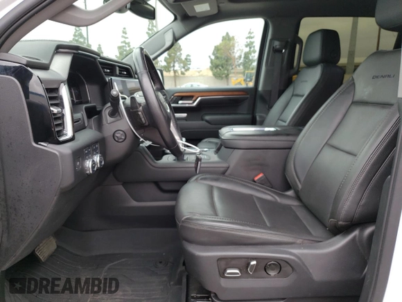 2022 GMC Sierra 1500 with VIN 3GTUUGETXNG640009, listed as a Copart auction lot 56219405 with 43,537 mi miles and Salvage Title. Bid and sale history available at DreamBid. Image 7.