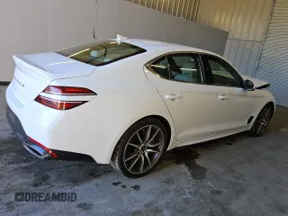 2024 Genesis G70 2.5T with VIN KMTG34SC1RU142725, listed as a Copart auction lot 82952744 with 14,188 mi miles and Clean Title. Bid and sale history available at carsss.com. Image 3.