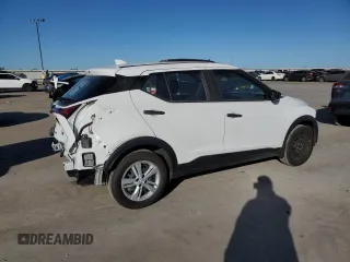 2024 Nissan Kicks S with VIN 3N1CP5BV6RL522908, listed as a Copart auction lot 49353005 with 2,034 mi miles and Salvage Title. Bid and sale history available at carsss.com. Image 3.
