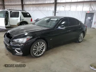 2019 Infiniti Q50 Luxe с VIN JN1EV7AR2KM555382, выставлен на аукционе Copart как лот 49493895 с пробегом 82 409 миль миль и Списание • Salvage title. История ставок и продаж доступна на DreamBid. Изображение 1.