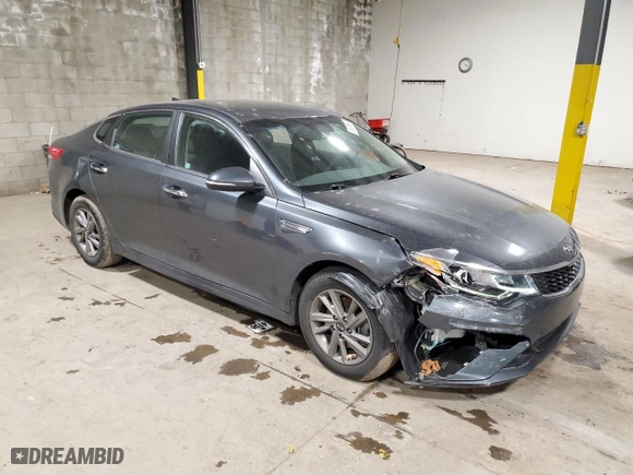 2020 Kia Optima SE with VIN 5XXGT4L35LG433187, listed as a Copart auction lot 83305624 with 75,533 mi miles and Salvage Title. Bid and sale history available at carsss.com. Image 4.