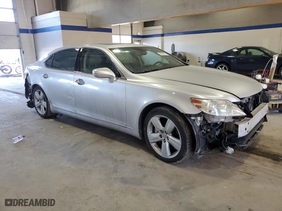 2010 Lexus LS 460 L with VIN JTHDL5EF7A5002334, listed as a Copart auction lot 46392745 with NaN miles and Salvage Title. Bid and sale history available at carsss.com. Image 4.