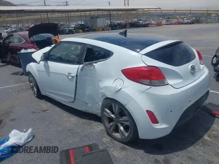2013 Hyundai Veloster w/Black Int with VIN KMHTC6ADXDU100979, listed as a IAAI auction lot 42369224 with Not provided miles and . Bid and sale history available at DreamBid. Image 3.
