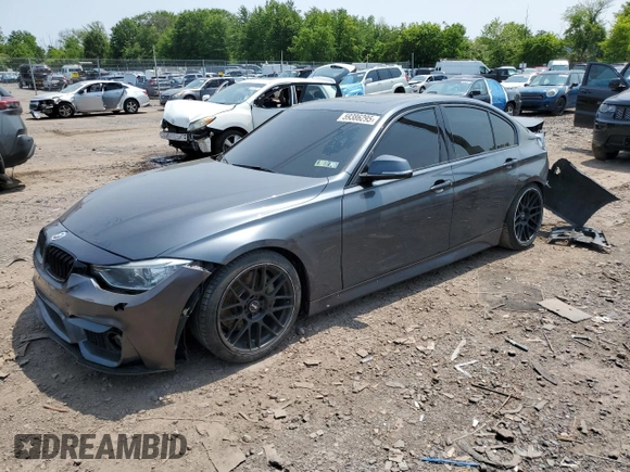 2014 BMW 3 Series 335i xDrive with VIN WBA3B9G59ENR91901, listed as a Copart auction lot 59386295 with 109,995 mi miles and Salvage title. Bid and sale history available at DreamBid. Image 1.